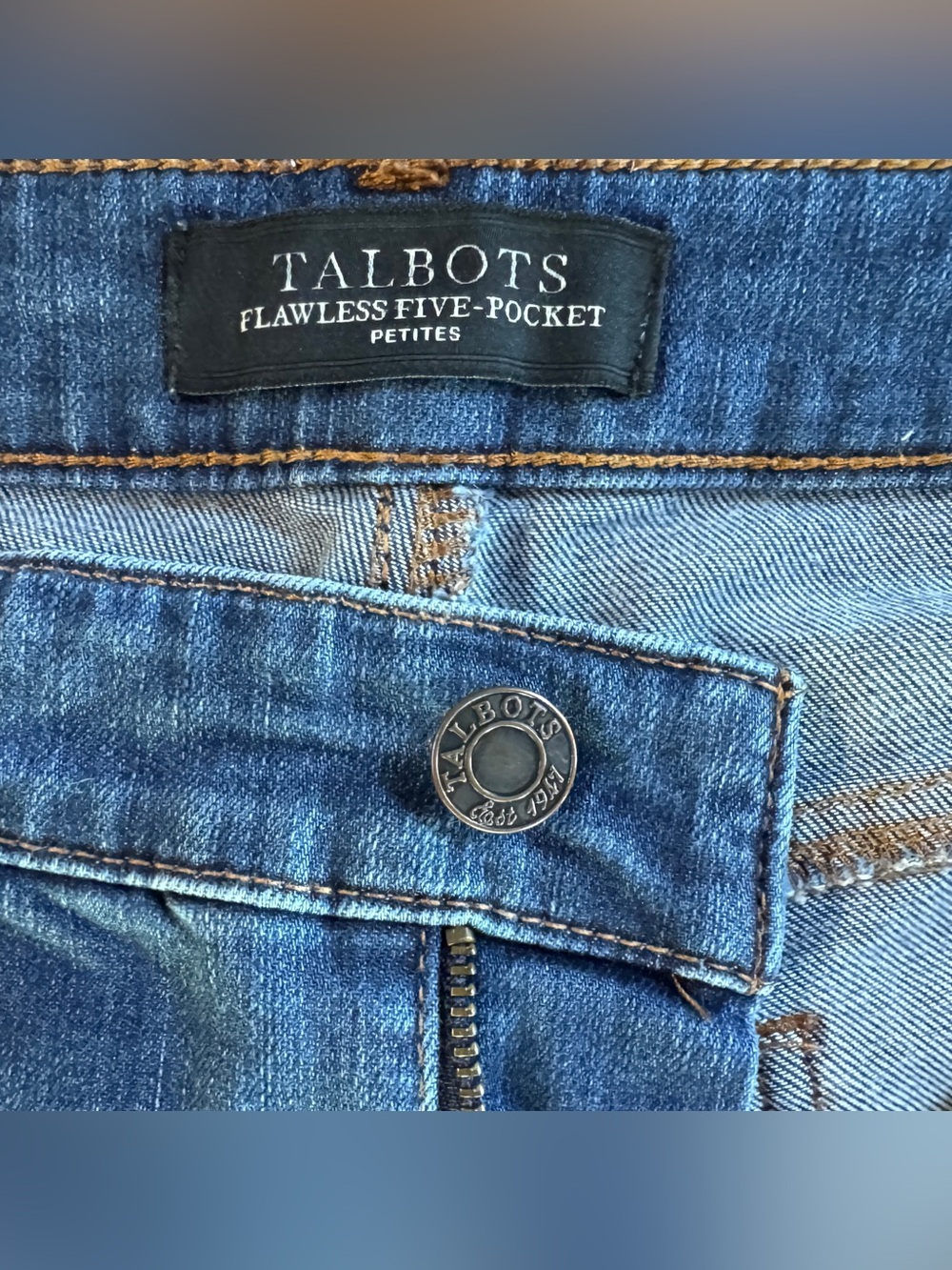Talbots Curvy Flare Jeans (10P) - Picture 10 of 16